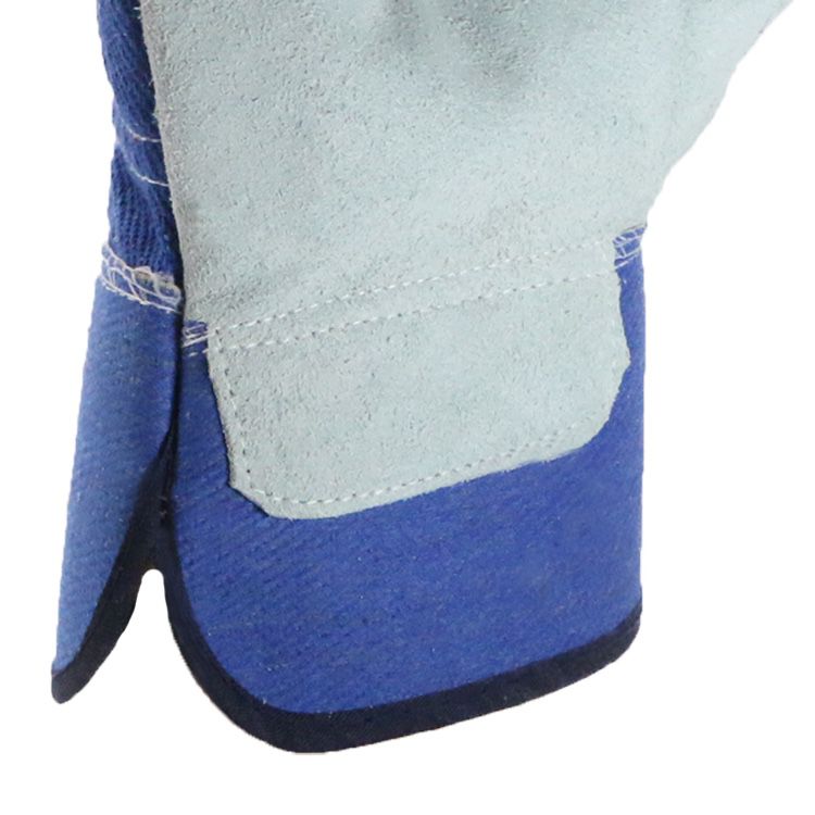 Leather Work Gloves With Heavy Duty Reinforced Palms
