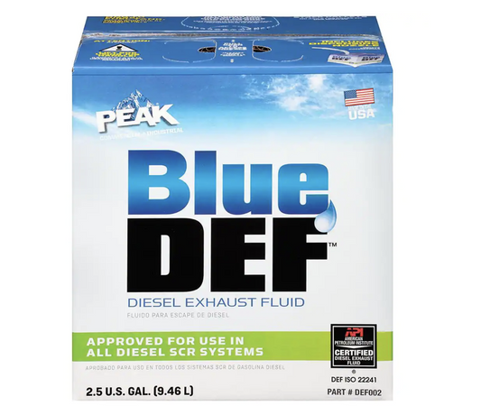 Peak Blue DEF Diesel Exhaust Fluid, 2.5 Gallon